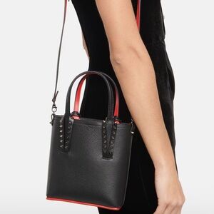 Christian Louboutin Cabata Mini Studded Tote with Dust Bag